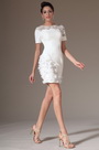 2014 Neu Overlace Jacquard Cocktail Kleid Tageskleid