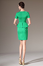2014  Nouveauté Elégangte Manches Courtes Vert Robe de Cocktail/Journée