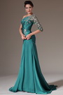 Stylish One Sleeve Evening Gown