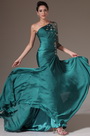 Stylish One Sleeve Evening Gown