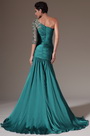 Stylish One Sleeve Evening Gown