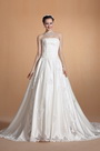2014 Neu Chic Trägerlos A-Line Royal Schleppe Hochzeitskleid