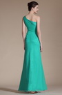 2014 Neu türkis Ein Schulter Abendkleid Tanzkleid