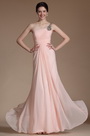 2014 Neu Süß Rosa Eine Schulter Abendkleid