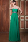 Flat Strapless A-line Fully Pleated Evening Dress Formal Gown