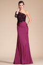 Fashion Overlace A-line Evening Dress Prom Gown
