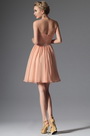 2014 Nouveauté Orang Sans Bretelle Robe de Cocktail/de Demoiselle d'Honneur