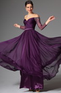 2014 Neu Lila Stilvoll Abendkleid Ballkleid