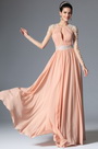 2014 Neu Pink Griechisch Ausschnitt Spitze Abendkleid