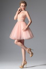 Pink Elegant Sleeves Cocktail Dress Bridesmaid Dress