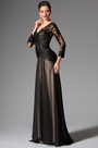 2014 Neu Schwarz Sexy V-ausschnitt Abendkleid Ballkleid