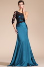 Chic Overlace A-line Evening Gown