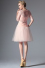2014 Neu Rosa Stilvoll Design Cocktail Kleid Party Kleid