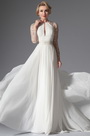 2014 Neu Romantisch Ärmel Hochzeit Kleid