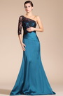 Chic Overlace A-line Evening Gown