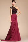 2014 Neu Elegant Ein Spitze Schulter Hohe Spalt Abendkleid