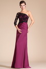 Fashion Overlace A-line Evening Dress Prom Gown
