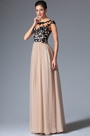 2014 Neu Rund Ausschnitt Stilvoll Abendkleid