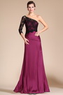 Fashion Overlace A-line Evening Dress Prom Gown