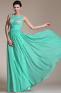 Graceful Round neckline Evening Gown