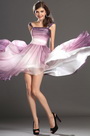 New Gorgeous Multicolor Straps Evening Dress