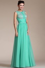 Graceful Round neckline Evening Gown