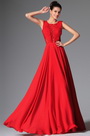 New Red Stylish Design Sleeveless Evening Prom Gown