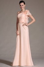2014 Neu Rosa Ein-Schulter Abendkleid Prom Gown
