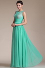 Graceful Round neckline Evening Gown