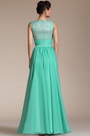 Graceful Round neckline Evening Gown