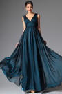 2014 Neu Tief V Ausschnitt Abendkleid Ballkleid