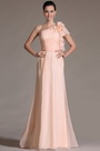 2014 Neu Rosa Ein-Schulter Abendkleid Prom Gown