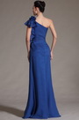 2014 Neu Stile Blau Ein-Schulter Abend Gown