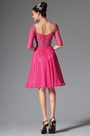 Hot Pink Sweetheart Beadings Cocktail Dress Party Dress