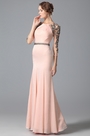 Нежное Розовое Вечернее Платье