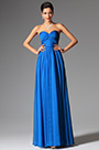 Atemberaubende Trägerlose Blauen Abendkleid Formal Gown