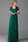 Stunning Sweetheart Short Sleeves Open Back Evening Dress