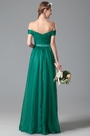 Off Shoulder Bridesmaid Dress Evening Gown