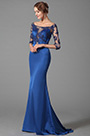 Элегантное Синее Вечернее Платье для Торжества