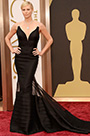 Robe de soirée noire sirène Charlize Theron 86th Oscar