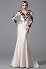 Graceful Long Sleeves Evening Dress With Lace Details