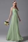 One Shoulder Slit Bridesmaid Dress Evening Dress