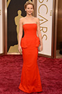 Custom Made Jennifer Lawrence Strapless Gown for Academy Awards