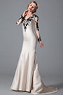 Graceful Long Sleeves Evening Dress With Lace Details