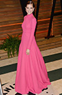 Massgeschneidert Alison Williams Modewoche Rosa Ballkleid