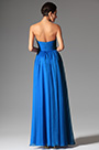 Atemberaubende Trägerlose Blauen Abendkleid Formal Gown