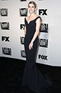 Robe de soirée noire Emma Roberts Golden Globe Awards
