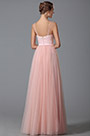 Robe de soirée longue tulle princesse rose