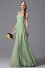 One Shoulder Slit Bridesmaid Dress Evening Dress