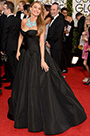 Robe de soirée noir sans bretelle Sofia Vergara Golden Globes